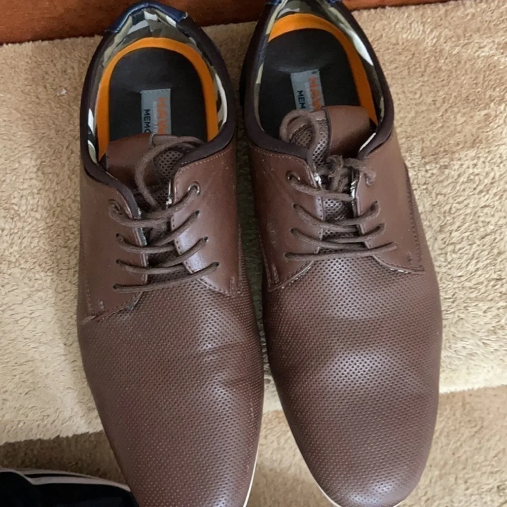 Hawke & Co Memory Foam Men's Business Casual Shoes Size 10